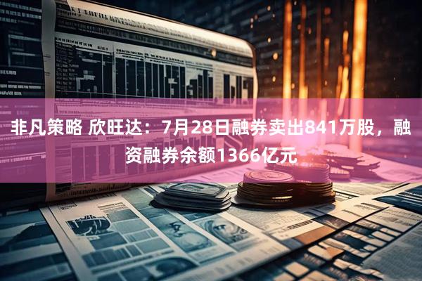 非凡策略 欣旺达：7月28日融券卖出841万股，融资融券余额1366亿元